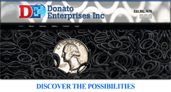 Desktop Screenshot of donato-enterprises.com